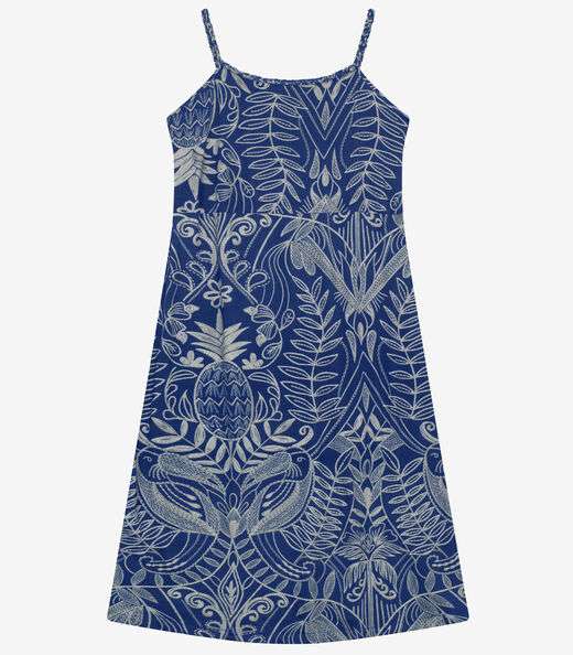 Vestido Midi Plus Size Secret Glam Azul