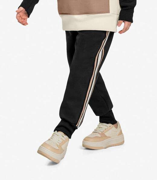 Conjunto Infantil Blusão Com Calça Trick Nick Bege