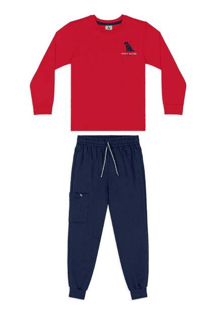 Conjunto Camiseta Calça Cargo Quimby