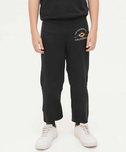Calça Juvenil Jogger Moletom MR Tam 10 a 16