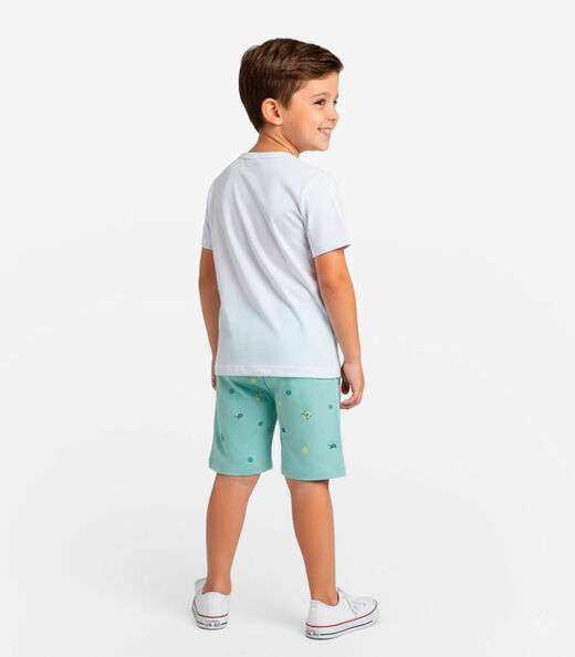 Conjunto Infantil Camiseta e Bermuda Select Verde