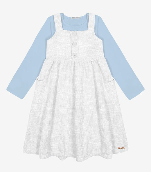 Image_Conjunto Vestido com Blusa Feminino Trick Nick Branco