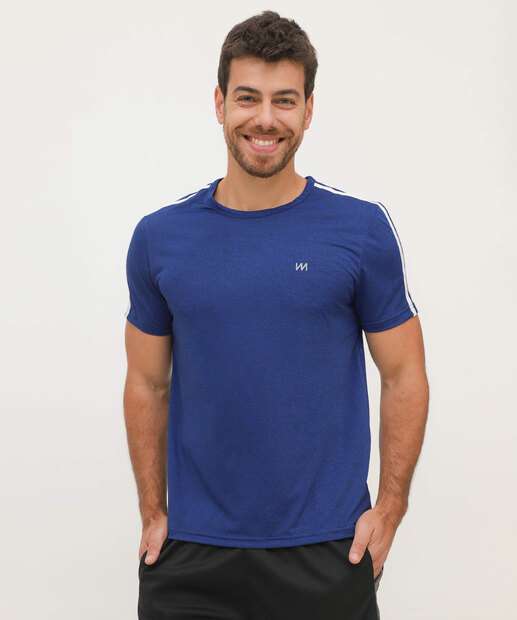Camiseta Masculina Fitness Manga Curta MR