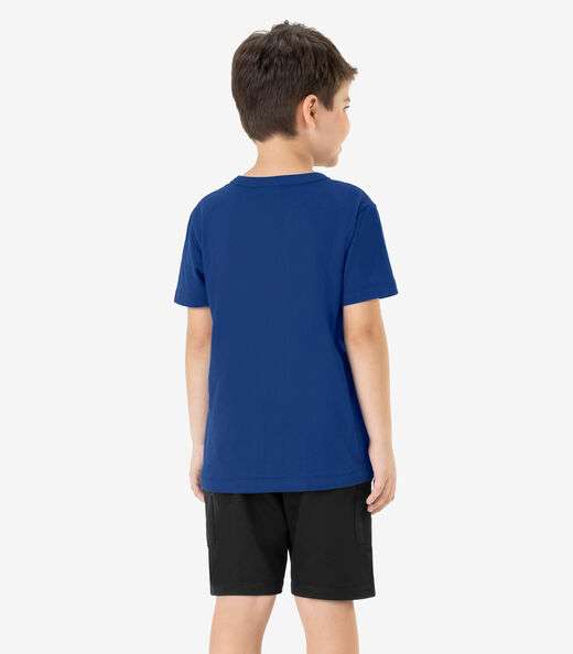 Bermuda Infantil Moletom Rovi Kids Preto
