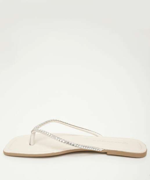 Rasteirinha Feminina Strass