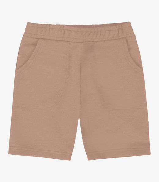 Image_Bermuda Infantil Masculina Em Moletom Rovi Kids Marrom