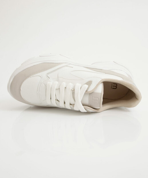Tênis Feminino Chunky Sneaker Recorte Marisa Branco