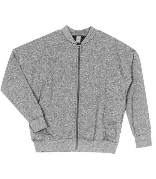 Jaqueta Feminina Básica de Moletom Rovitex Cinza