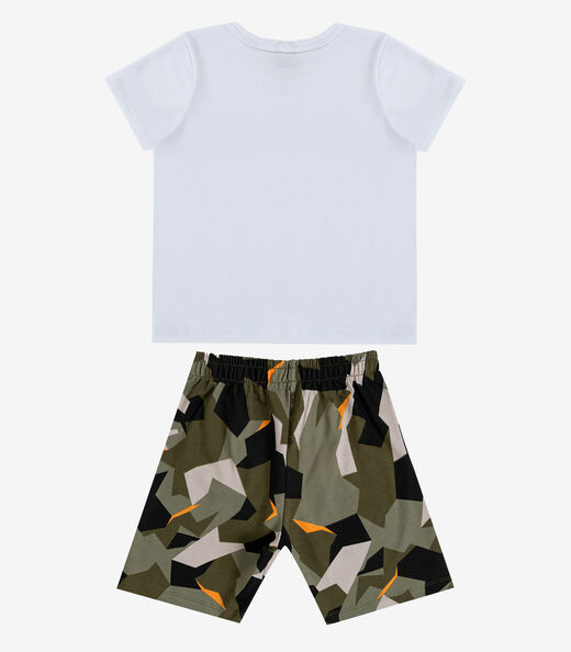 Conjunto Infantil Camiseta e Bermuda Select Verde