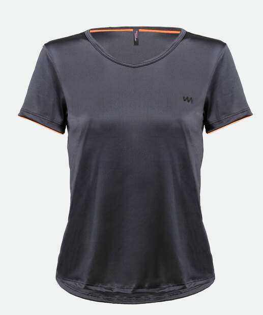 Blusa Feminina Fitness Microfibra Manga Curta Marisa
