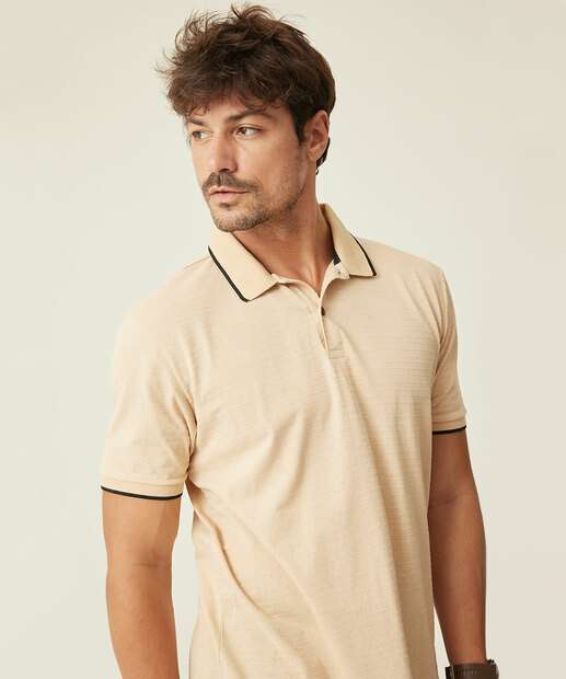 Polo Masculina Manga Curta MR