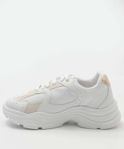 Tênis Feminino Chunky Sneaker Recorte Marisa Branco