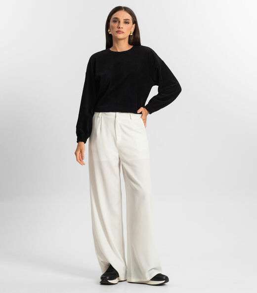 Blusão Feminino Plush Select Preto