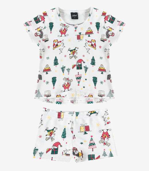 Image_Conjunto Infantil Blusa com Shorts Select Bege