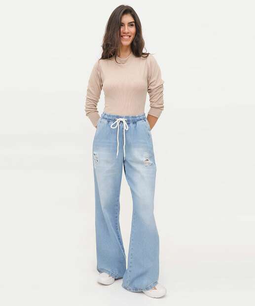 Image_Calça Jeans Destroyed Wide Leg Feminina