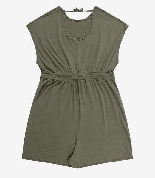 Macaquinho Feminino Malha Visco Infinita Cor Verde