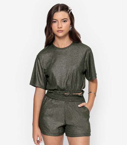 Image_Conjunto Blusa Com Shorts Feminino Minty Verde