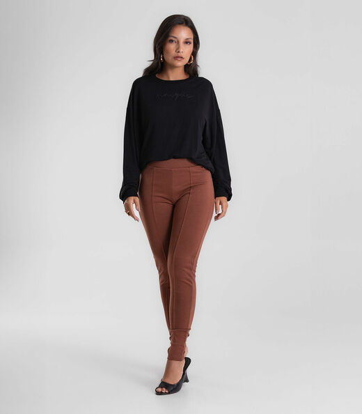 Blusão Feminino Molecotton Endless Preto