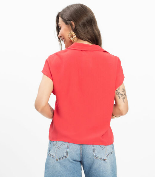 Polo Viscose Modena Feminino Endless Laranja