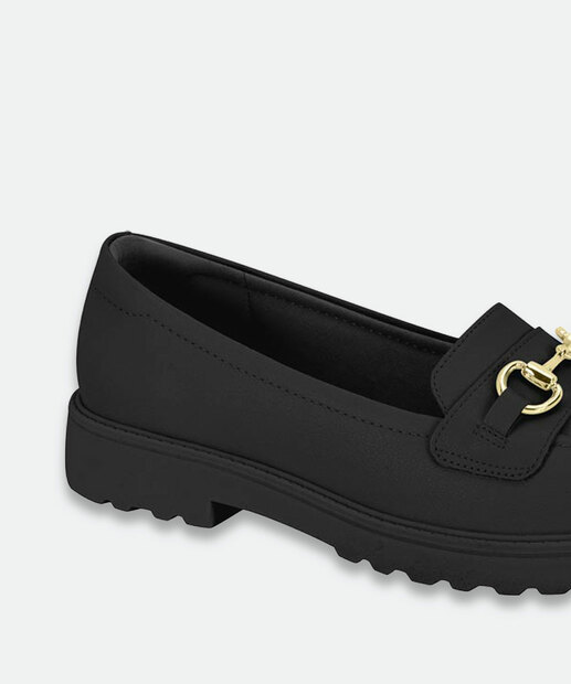 Mocassim Loafer Feminino Modare Preto