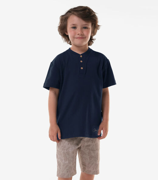 Image_Conjunto Infantil Camiseta Com Bermuda Trick Nick Azul