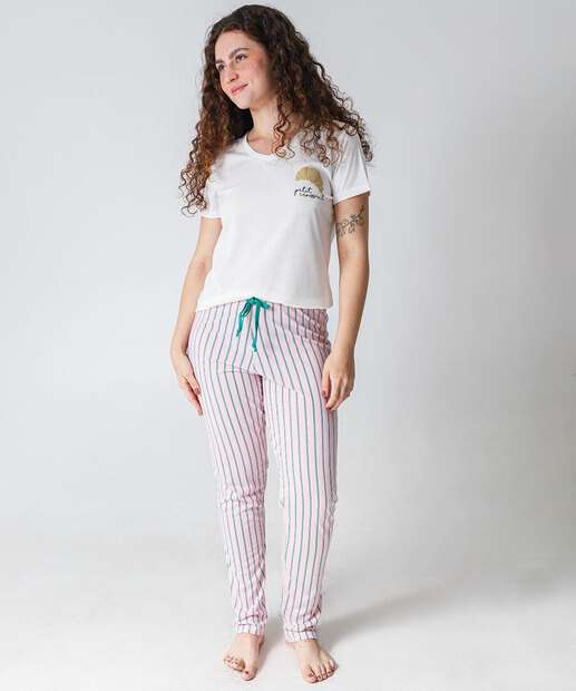 Image_Pijama Feminino Estampa Croissant Marisa Off White
