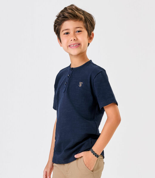 Conjunto Infantil Camiseta Com Bermuda Trick Nick Azul