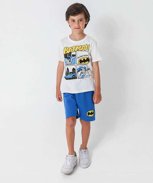 Image_Conjunto Infantil Batman Liga Da Justiça Tam 4 a 10 Off White