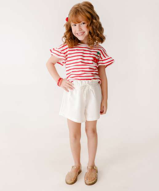 Blusa Infantil Listrada Tam 4 a 10