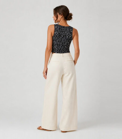 Regata Feminina Estampada Em Cotton Infinita Cor Cinza