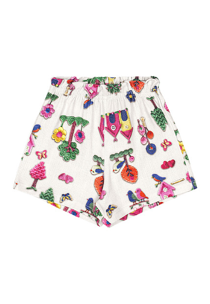 Conjunto Blusa Strass e Short Menina Quimby