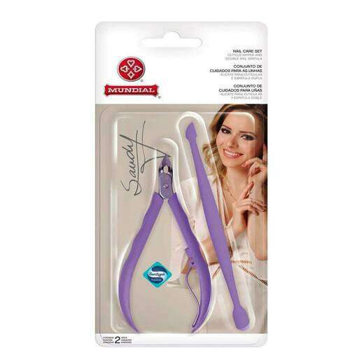Image_Alicate Para Cutículas Mundial Sandy Espátula Dupla 756 (Cores Sortidas)