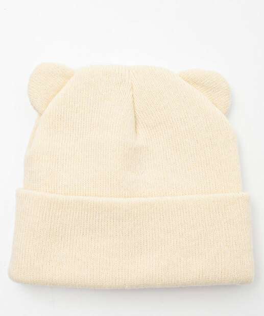 Touca Infantil Detalhe Orelhinha Marisa Tam 4 a 8 Bege