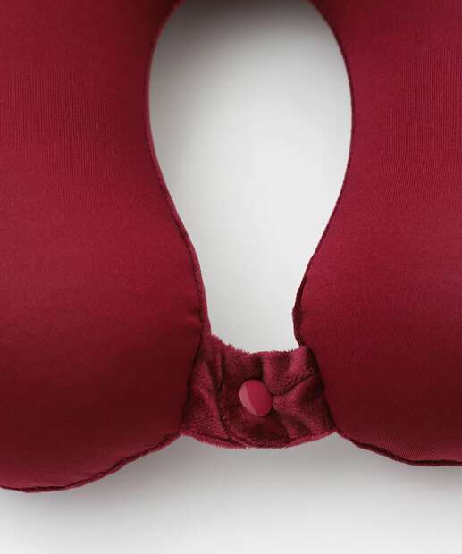 Almofada Pescoço Plush Marisa Vinho 