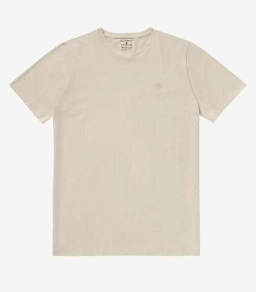 Camiseta Masculina Basica Diametro Bege