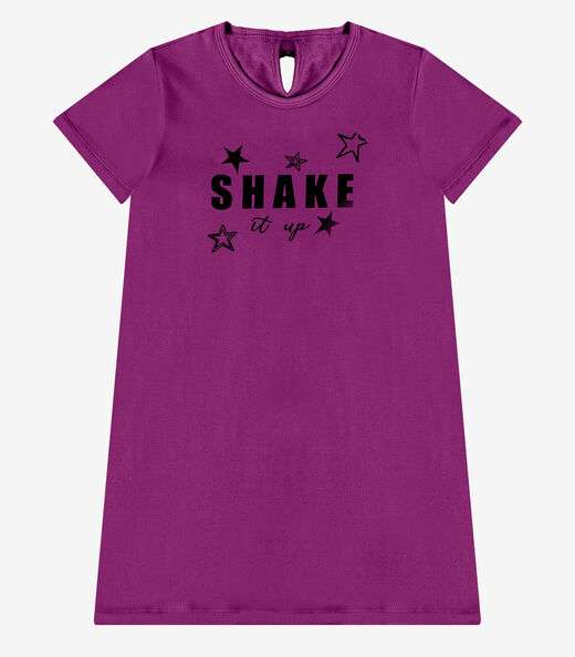 Image_Vestido Feminino Infantil em Molecotton Select Roxo