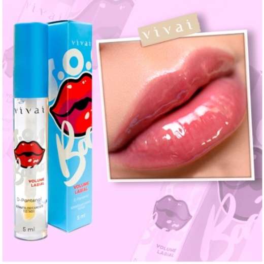 Brilho Labial Sos Bocão Incolor Vivai