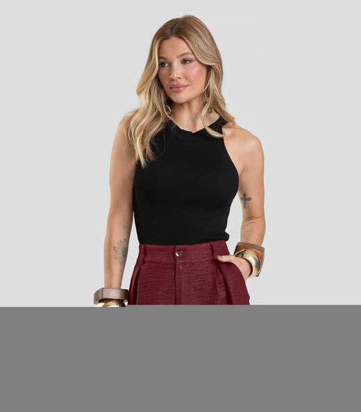 Image_Shorts Feminino em Tecido Dianna Vermelho