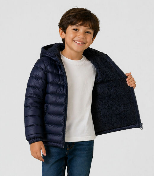 Jaqueta Infantil Menino Peluciado Sea Surf Azul