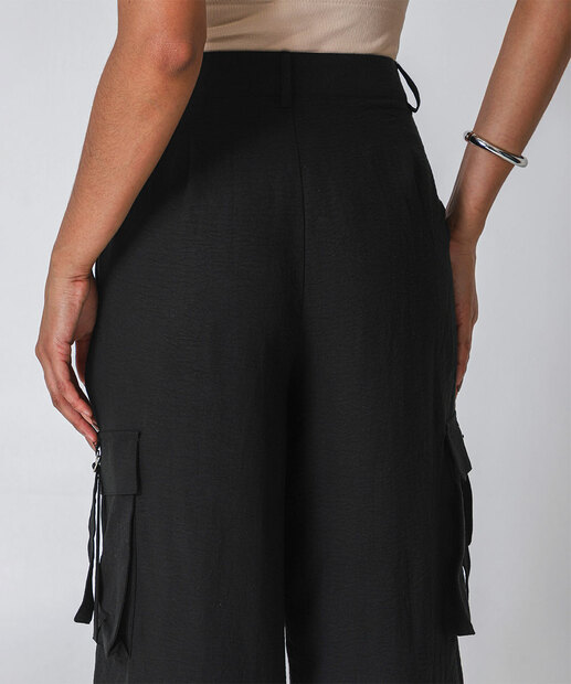 Calça Feminina Pantalona Marisa Preto