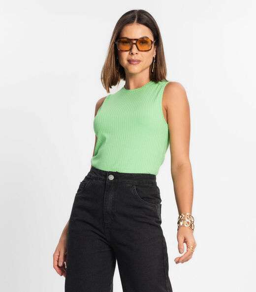 Image_Regata Feminina Ribana Canelada Rovitex Verde