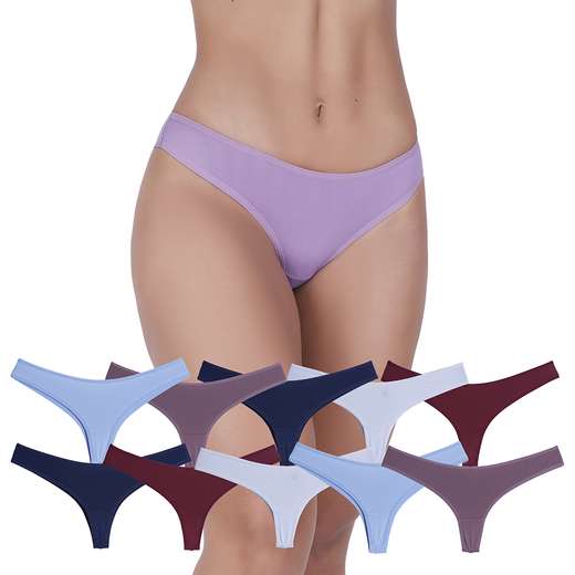 Image_Kit 10 Calcinhas Essencial Microfibra Concept Lingerie Multicolorido