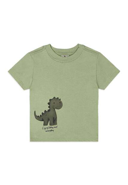 Conjunto Bebê Camiseta Dino Bermuda Quimby