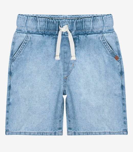 Bermuda Jeans Menino Trick Nick Azul