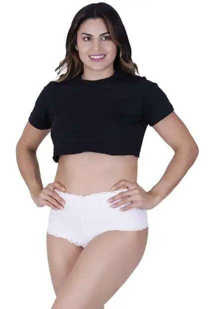 Calcinha Doçura Compressão Concept Lingerie Branco