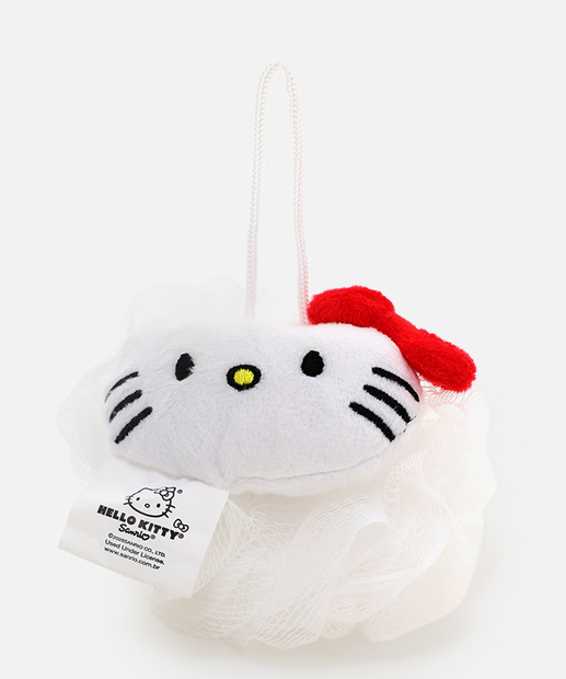 Image_Esponja de Banho Hello Kitty Branco