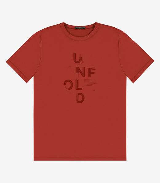 Image_Camiseta Masculina em Meia Malha Diametro Vermelho
