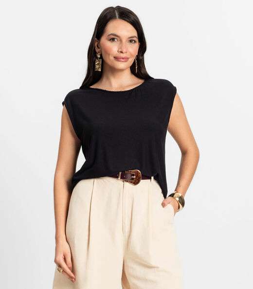 Image_Blusa Feminina em Visco Creponada Rovitex Preto