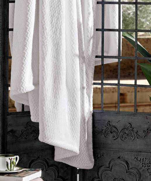 Cobertor Casal Plush Tweed Hedrons 1 Peça  