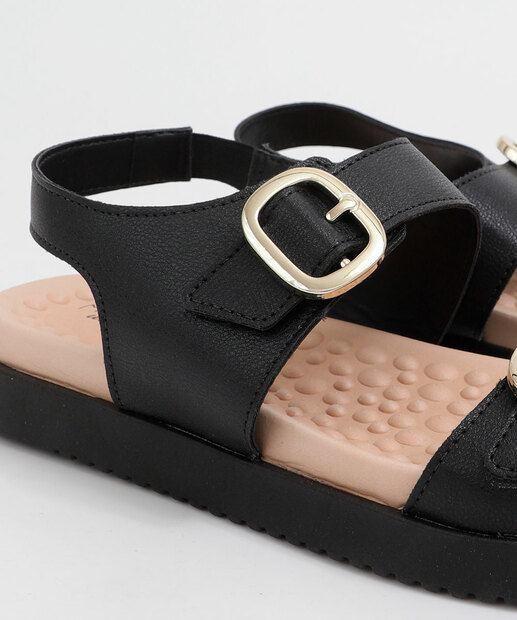 Sandália Flatform Feminina Tiras Modare
